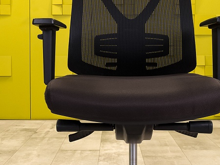 Офисное кресло для персонала на колесах MIRO-3 Ткань Серый; Чёрный Китай_КПТС3-07092