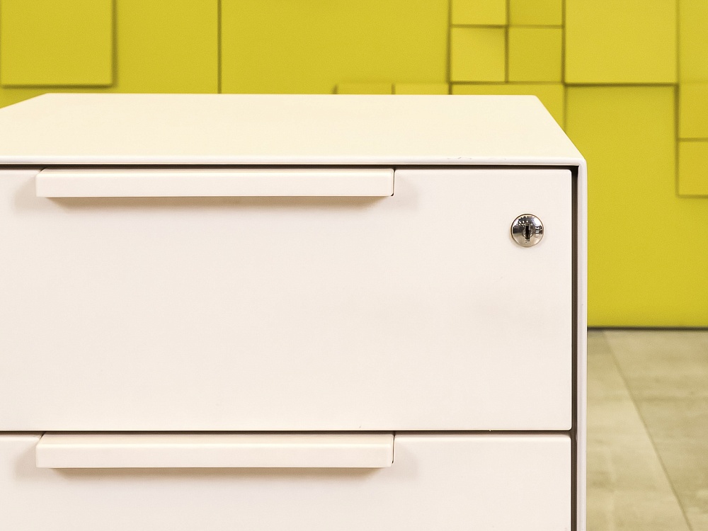 Офисная тумба выкатная Vitra Металл Белый Швейцария  ТВ3ЯБ-30016