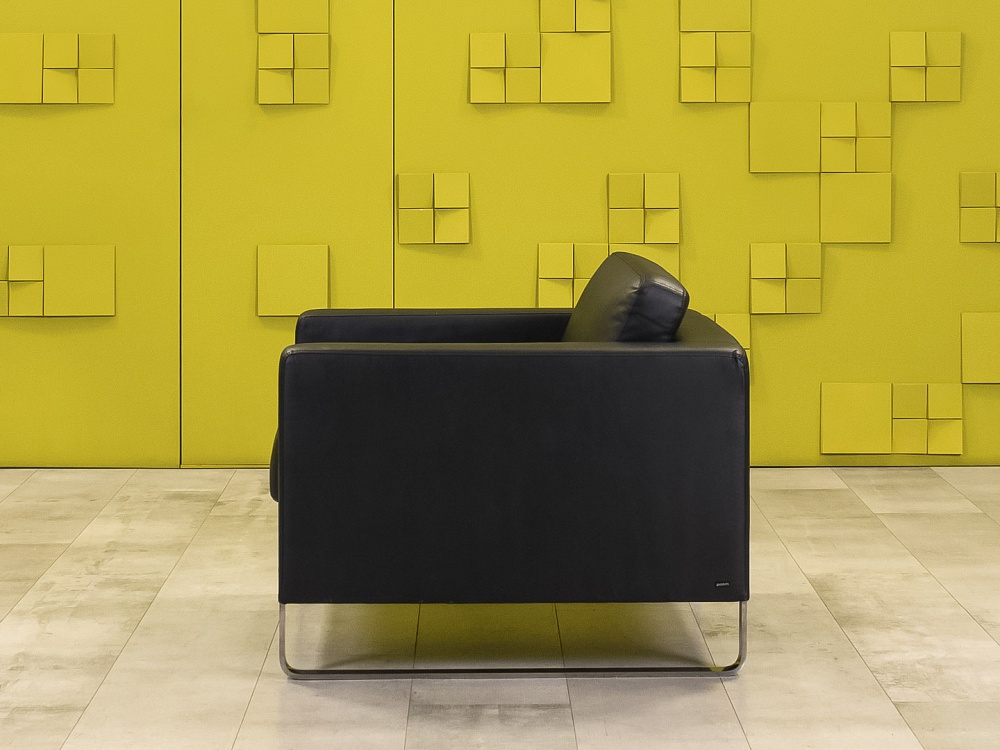 Мягкое кресло MyTurn Sofa 10 Profim Экокожа Чёрный Польша  КНКЧ-26025