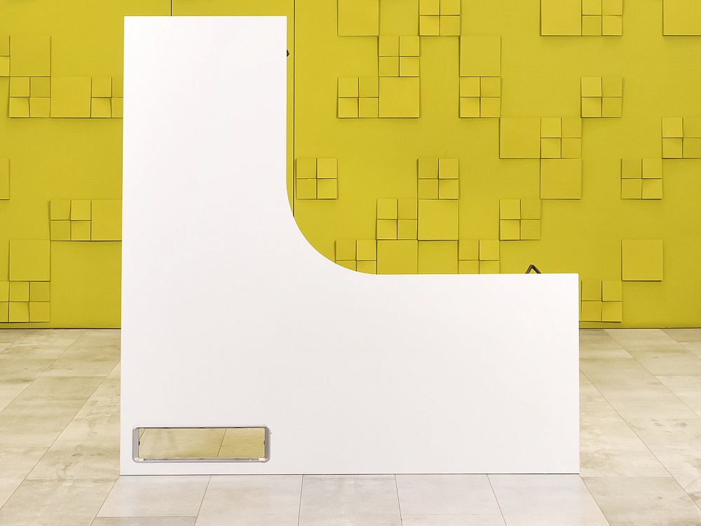 Офисный стол угловой  ЛДСП Белый   СПУБ-24025