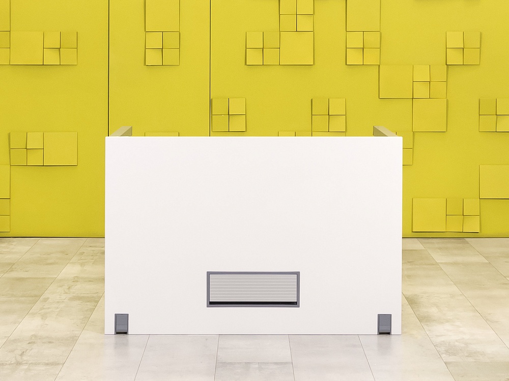 Офисный стол прямой Steelcase ЛДСП Белый Франция  СППБ1-04026