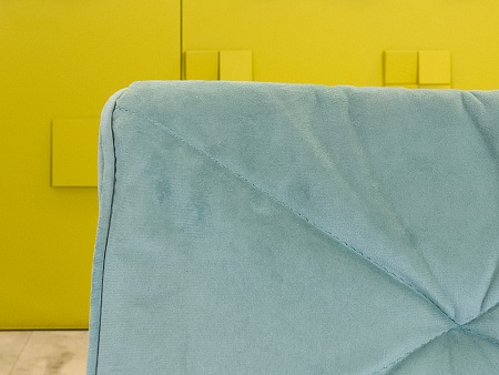 Офисное кресло для персонала на колесах Монро NEO-21 мята Ткань Зелёный Россия