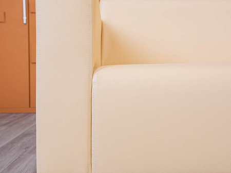 Офисный диван ДМебель Кожзам Бежевый   (ДНКБ2-25094(нов))