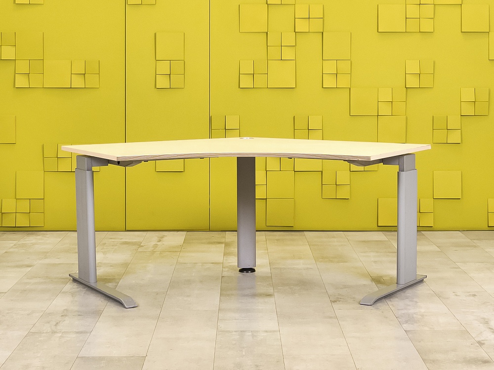 Офисный стол угловой  ЛДСП Бук  СПУВ-20054