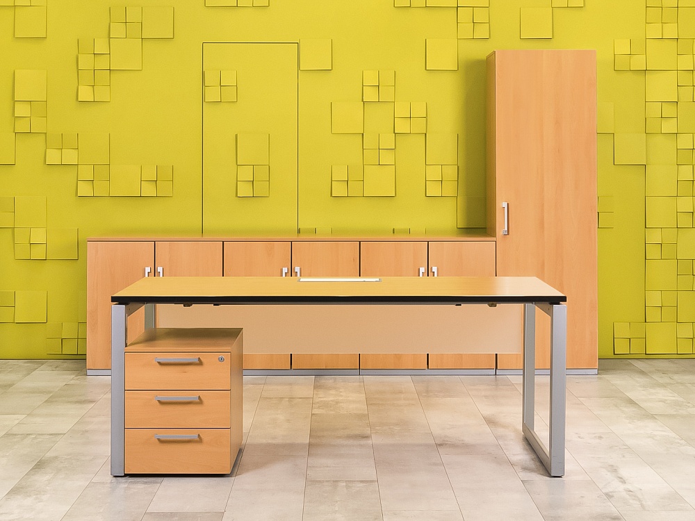 Кабинет руководителя  Steelcase ЛДСП Ольха Франция  КРЛ4-04026