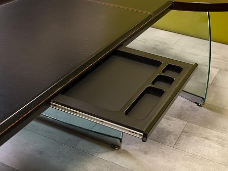 Кабинет руководителя Flute ORA Шпон Орех Италия_КРХ-040423