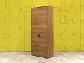 Шкаф для одежды 890x400x2070 Закрытый Шпон Орех Италия_ШГ2ДХ-101023