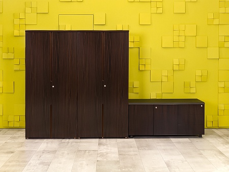 Кабинет руководителя Flute ORA Шпон Орех Италия_КРХ-040423