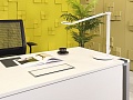 Комплект офисной мебели стол с тумбой  Steelcase ЛДСП Белый Франция  СППБТ2-04026
