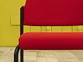 Офисный стул   Interstuhl Ткань Красный Германия  УНТК1-03066