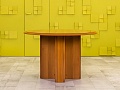 Офисный стол для переговоров CANNES Goodfurniture 1200x1200x760 МДФ Орех Италия_СГКХК-070524