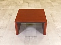 Журнальный столик Oyster ORA 750x750x410 Шпон Махагон; Серый Италия_СЖПШ-08071