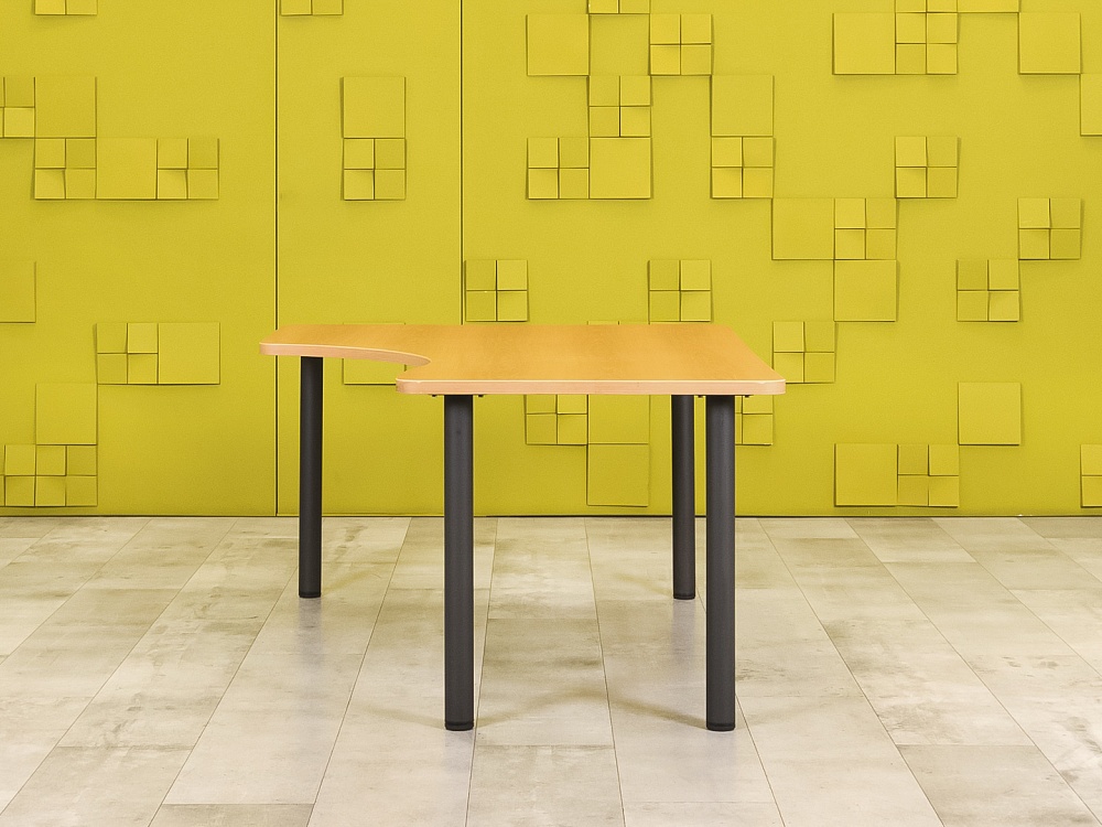 Офисный стол угловой  ЛДСП Ольха  СПУЛ-09125