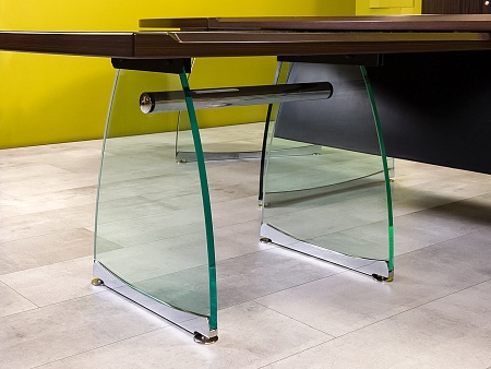 Кабинет руководителя Flute ORA Шпон Орех Италия_КРХ-040423