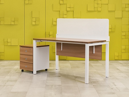 Комплект офисной мебели на 1 человека Юнитекс ЛДСП Орех Россия_СППХТ-150324