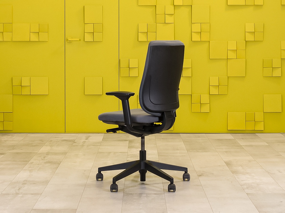 Офисное кресло для персонала на колесах Steelcase Ткань Серый Франция_КПТС-010224