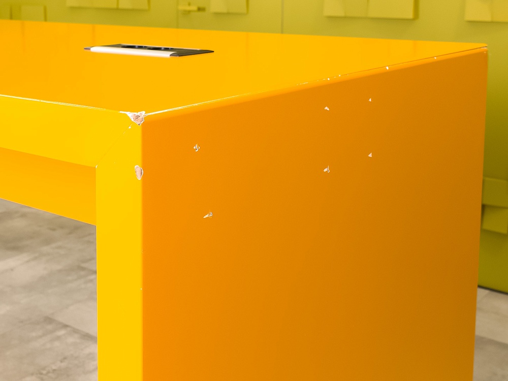 Обеденный стол МДФ Жёлтый Россия  СГПЖ-261023