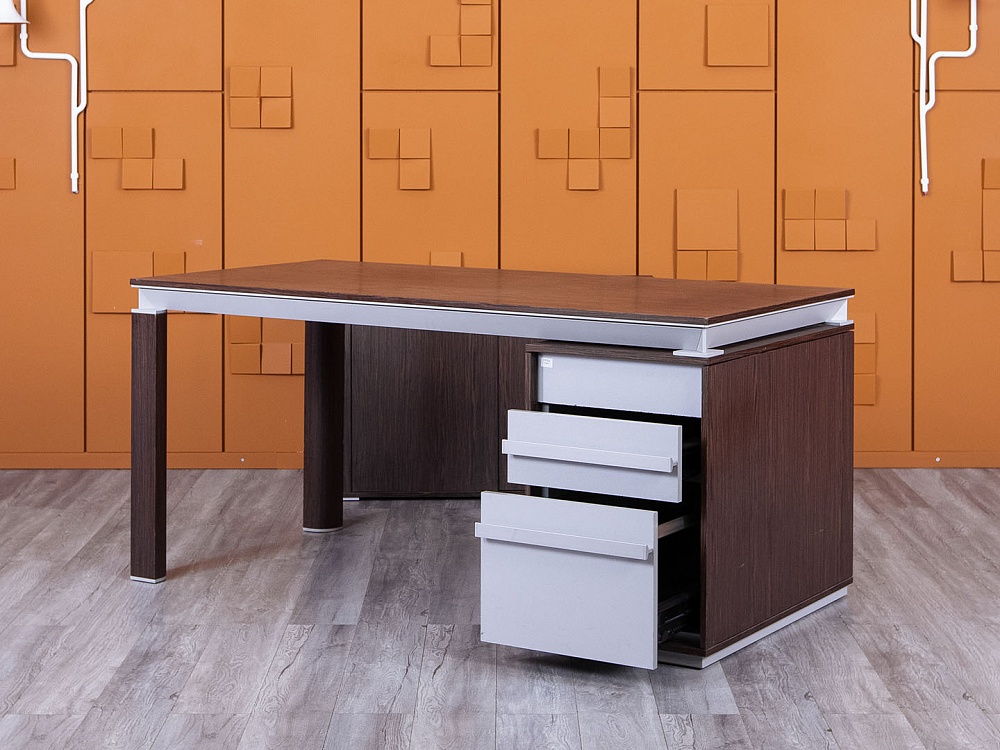 Стол для руководителя MARTEX 1 600х800х750 Шпон Венге HAN  (СРПЕк-25065)