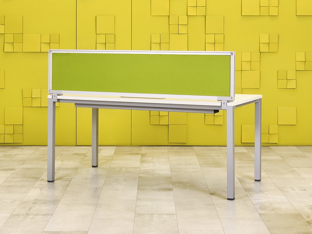 Офисный стол прямой Steelcase ЛДСП Белый Франция  СППБ-04026