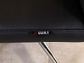 Офисное кресло руководителя на колесах Luxy  Кожа Чёрный Италия_КРКЧ1-05042
