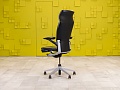 Офисное кресло руководителя на колесах Comforto HAWORTH Кожа Чёрный Германия_КРКЧ-11031