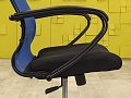 Офисное кресло руководителя на колесах    Чёрный   КРТЧ2-26036