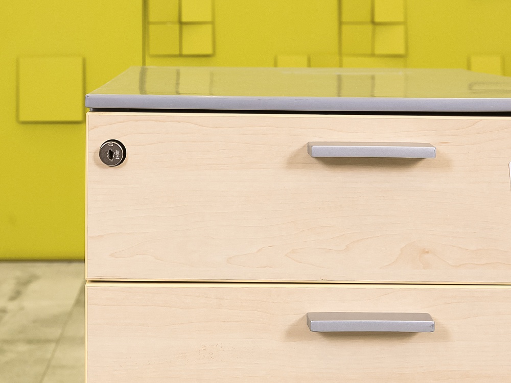 Офисная тумба выкатная  ЛДСП Бук Россия  ТВ3ЯВ1-12026