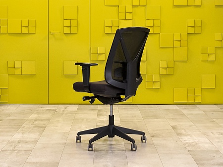 Офисное кресло для персонала на колесах MIRO-3 Ткань Серый; Чёрный Китай_КПТС3-07092