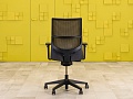Офисное кресло для персонала на колесах Comforto HAWORTH Ткань Чёрный Германия_КПТЧ4-290324