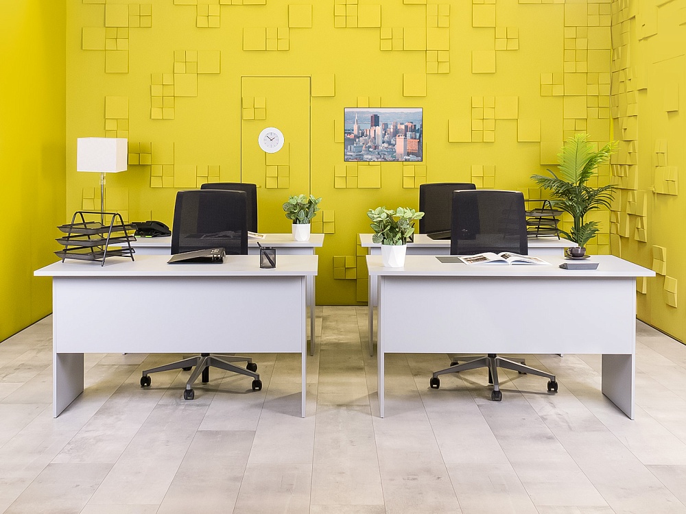 Офисный стол прямой ЛДСП Серый Россия  СППС-310524