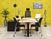 Стол для руководителя  ABC BABINI OFFICE ЛДСП Зебрано Италия  СРПЗ-31036