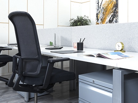 Комплект офисной мебели Techo 4 800х1 630х1 100 ЛДСП Белый   (КОМБ1-29054)