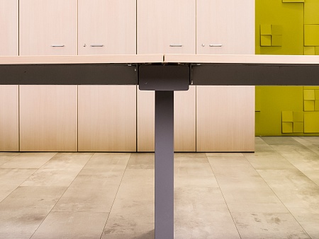 Комплект офисной мебели на 6 человек LAS ДСП Клен Италия_ГКВ-09091