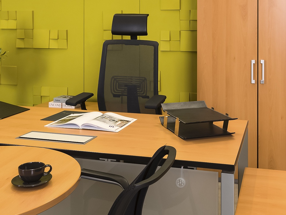 Кабинет руководителя  Steelcase ЛДСП Ольха Франция  КРЛ5-04026