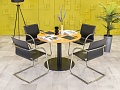 Обеденный стол Steelcase ЛДСП Бук Германия  СГКЛ2-110124