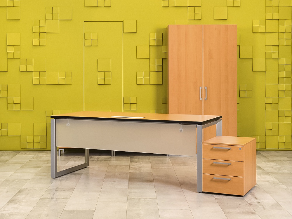 Кабинет руководителя  Steelcase ЛДСП Ольха Франция  КРЛ5-04026