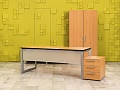 Кабинет руководителя  Steelcase ЛДСП Ольха Франция  КРЛ5-04026