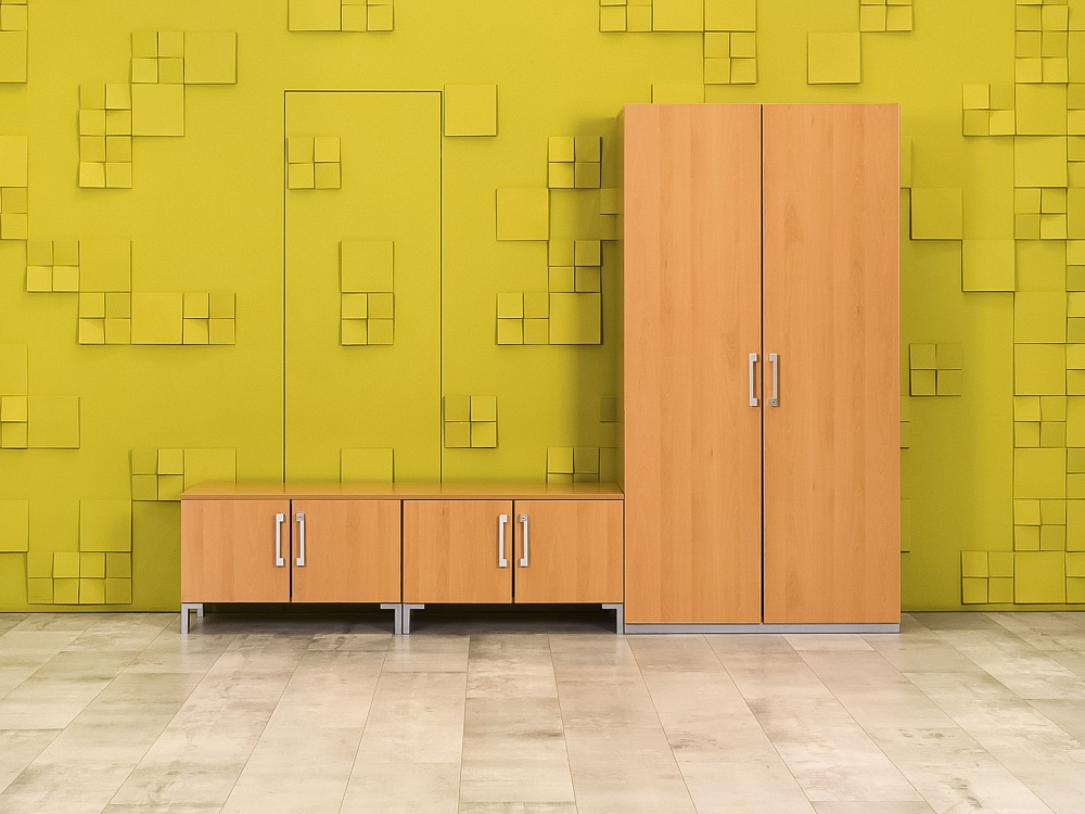Кабинет руководителя  Steelcase ЛДСП Ольха Франция  КРЛ5-04026