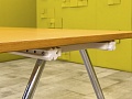 Офисный стол прямой KNOLL ЛДСП Ольха США  СППЛ1-04026