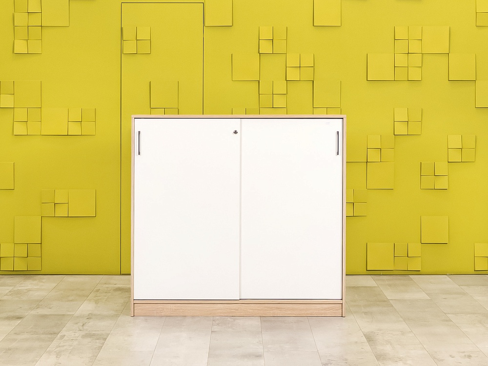 Шкаф для документов офисный  ЛДСП Белый Россия  ШД2ДБ-15036