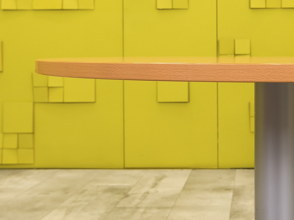 Офисный стол для переговоров Steelcase ЛДСП Ольха Германия  СГОЛ2-04026