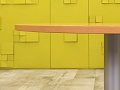 Офисный стол для переговоров Steelcase ЛДСП Ольха Германия  СГОЛ2-04026