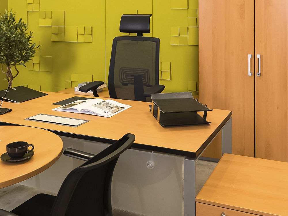 Кабинет руководителя  Steelcase ЛДСП Ольха Франция  КРЛ5-04026