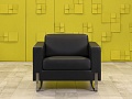 Мягкое кресло MyTurn Sofa 10 Profim Экокожа Чёрный Польша  КНКЧ-26025