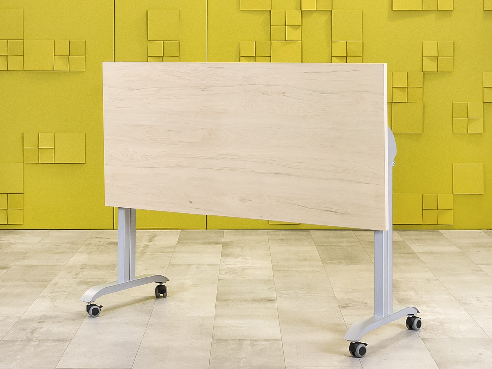 Офисный стол прямой 1400x650 ЛДСП Клен Россия_СППВ-090224