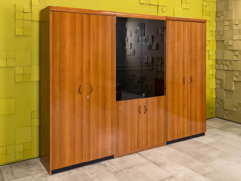 Кабинет руководителя CANNES Goodfurniture МДФ Орех Италия_КРХ1-070524