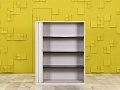 Шкаф для документов офисный  Steelcase ЛДСП Серый Франция  ШД1ДС1-27046