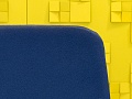 Офисное кресло для персонала на колесах Steelcase Ткань Синий Франция_КПТН-250124