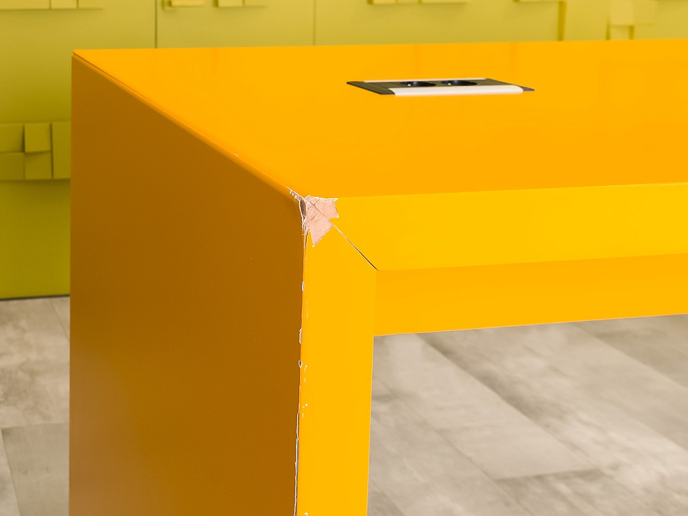 Обеденный стол МДФ Жёлтый Россия  СГПЖ-261023