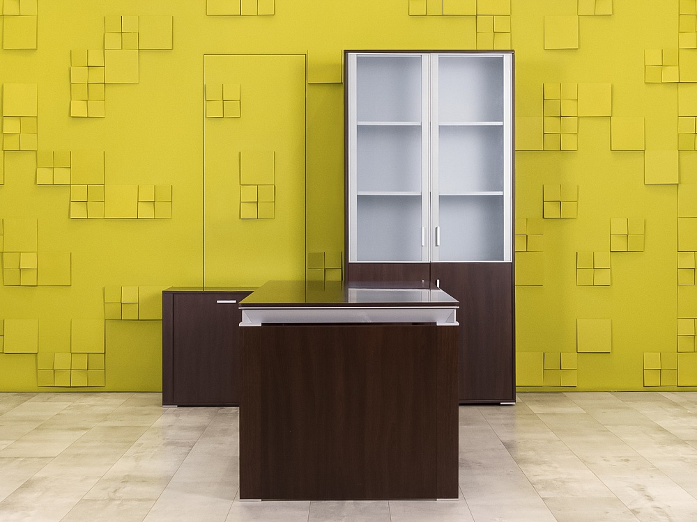 Кабинет руководителя   HAN Шпон Венге Италия  КРЕ-12095